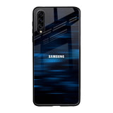 Blue Rough Abstract Samsung Galaxy A30s Glass Back Cover Online