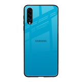 Blue Aqua Samsung Galaxy A30s Glass Back Cover Online