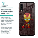 Angry Baby Super Hero Glass Case for Samsung Galaxy A30s