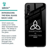 Everything Is Connected Glass Case for Samsung Galaxy A30s