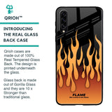 Fire Flame Glass Case for Samsung Galaxy A30s