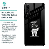 Peace Out Astro Glass Case for Samsung Galaxy A30s