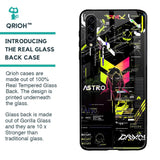 Astro Glitch Glass Case for Samsung Galaxy A30s