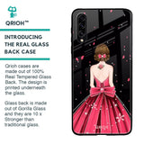 Fashion Princess Glass Case for Samsung Galaxy A30s