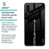 Follow Your Dreams Glass Case for Samsung Galaxy A30s