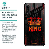 Royal King Glass Case for Samsung Galaxy A30s