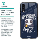 Struggling Panda Glass Case for Samsung Galaxy A30s