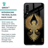 Mythical Phoenix Art Glass Case for Samsung Galaxy A30s