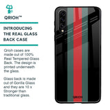 Vertical Stripes Glass Case for Samsung Galaxy A30s