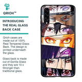 Anime Eyes Glass Case for Samsung Galaxy A30s