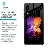 Minimalist Anime Glass Case for Samsung Galaxy A30s