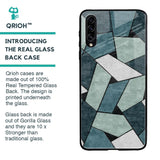 Abstact Tiles Glass Case for Samsung Galaxy A30s