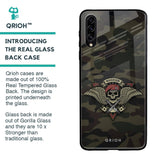 Army Warrior Glass Case for Samsung Galaxy A30s