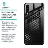 Dark Abstract Pattern Glass Case For Samsung Galaxy A30s