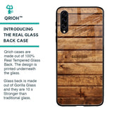 Wooden Planks Glass Case for Samsung Galaxy A30s