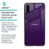 Dark Purple Glass Case for Samsung Galaxy A30s