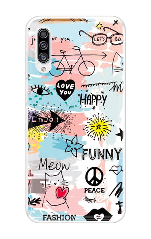 Happy Doodle Samsung Galaxy A30s Back Cover