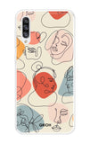 Abstract Faces Samsung Galaxy A30s Back Cover