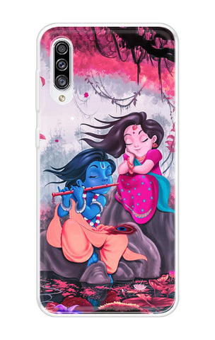 Radha Krishna Art Samsung Galaxy A30s Back Cover