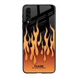 Fire Flame Samsung Galaxy A50s Glass Back Cover Online