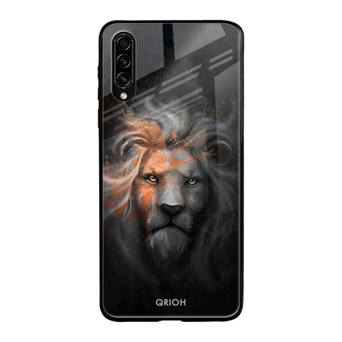 Devil Lion Samsung Galaxy A50s Glass Back Cover Online