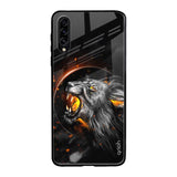 Aggressive Lion Samsung Galaxy A50s Glass Back Cover Online