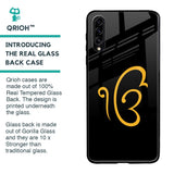 Luxury Fashion Initial Glass Case for Samsung Galaxy A50s