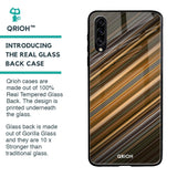 Diagonal Slash Pattern Glass Case for Samsung Galaxy A50s