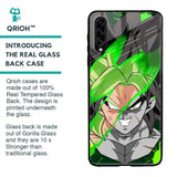 Anime Green Splash Glass Case for Samsung Galaxy A50s