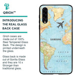 Fly Around The World Glass Case for Samsung Galaxy A50s