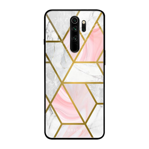 Geometrical Marble Xiaomi Redmi Note 8 Pro Glass Back Cover Online