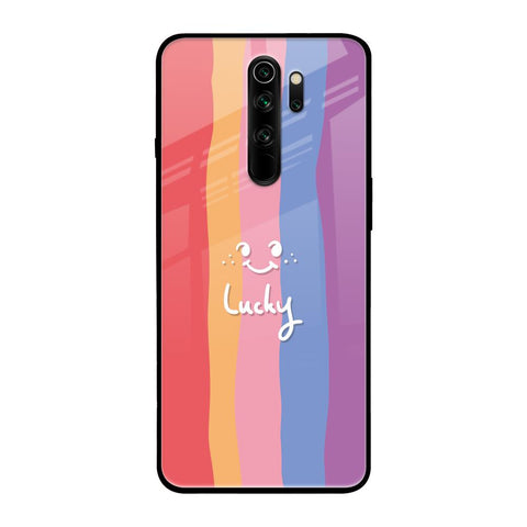 Lucky Abstract Xiaomi Redmi Note 8 Pro Glass Back Cover Online