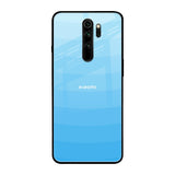 Wavy Blue Pattern Xiaomi Redmi Note 8 Pro Glass Back Cover Online