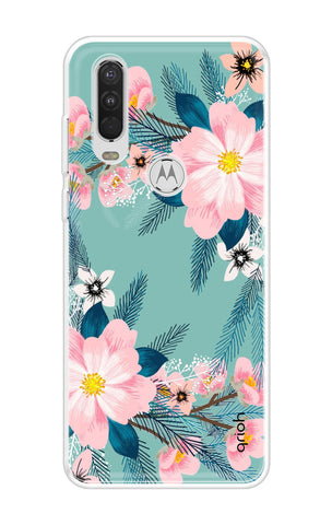 Wild flower Motorola One Action Back Cover