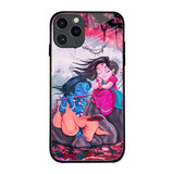 Radha Krishna Art iPhone 11 Pro Glass Back Cover Online