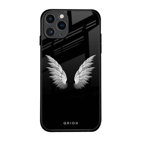 White Angel Wings iPhone 11 Pro Glass Back Cover Online