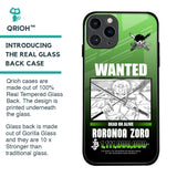 Zoro Wanted Glass Case for iPhone 11 Pro