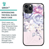 Elegant Floral Glass Case for iPhone 11 Pro