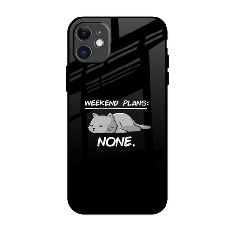 Weekend Plans iPhone 11 Glass Back Cover Online
