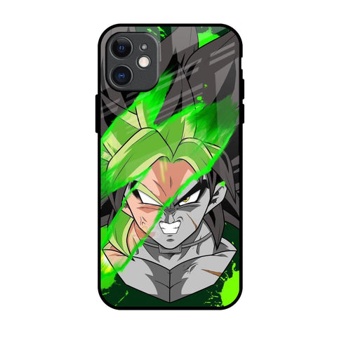 Anime Green Splash iPhone 11 Glass Back Cover Online