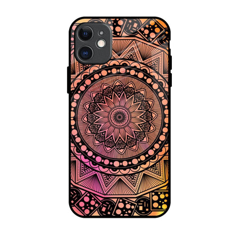 Floral Mandala iPhone 11 Glass Back Cover Online