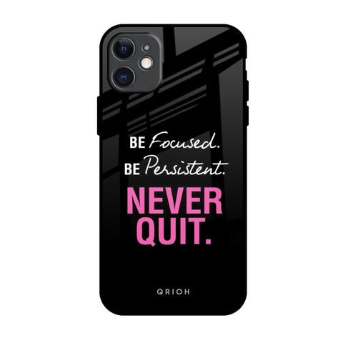 Be Focused iPhone 11 Glass Back Cover Online