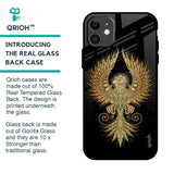 Mythical Phoenix Art Glass Case for iPhone 11