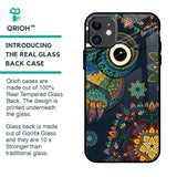 Owl Art Glass Case for iPhone 11