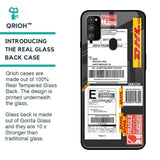 Cool Barcode Label Glass case For Samsung Galaxy M30s