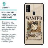Luffy Wanted Glass Case for Samsung Galaxy M30s