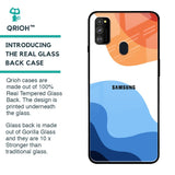 Wavy Color Pattern Glass Case for Samsung Galaxy M30s