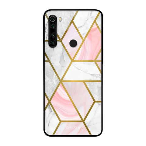 Geometrical Marble Xiaomi Redmi Note 8 Glass Back Cover Online