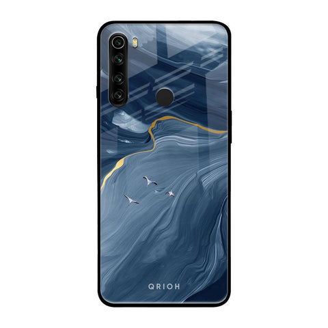 Deep Ocean Marble Xiaomi Redmi Note 8 Glass Back Cover Online