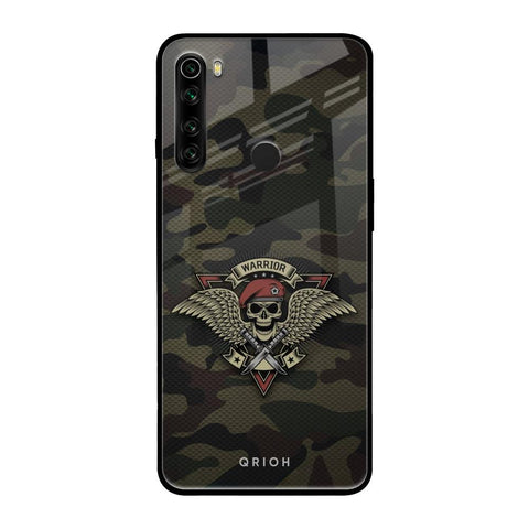 Army Warrior Xiaomi Redmi Note 8 Glass Back Cover Online